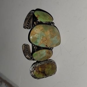 Royston Turquoise cuff and ring